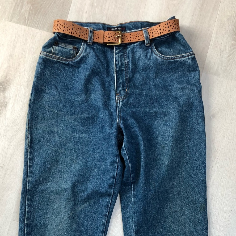 Vintage 90’s Bill Blass High Rise Tapered Leg Denim Jeans Size 12
